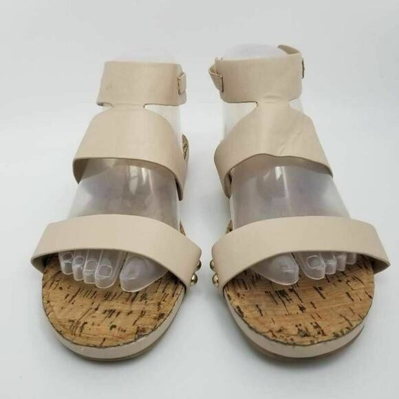 Restricted Womens Ankle Strap Buckle Flat Sandals Beige Size 8.5 - Picture 11 of 12